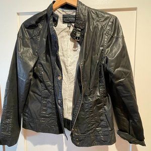 Vegan moto jacket from Banana Republic, size L